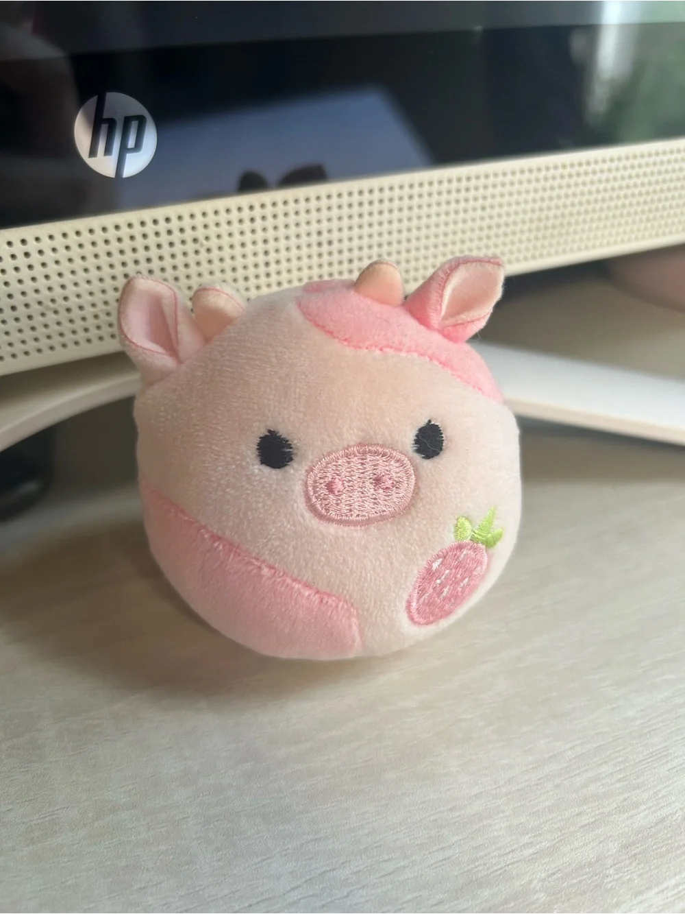 Strawberry Cow Mini Squishmallow